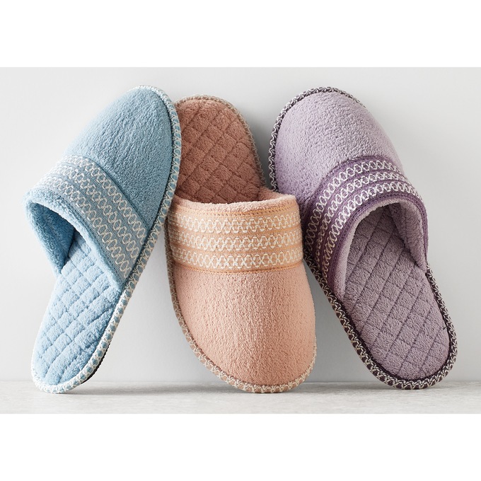 MUK LUKS Embroidered Scuff, , large