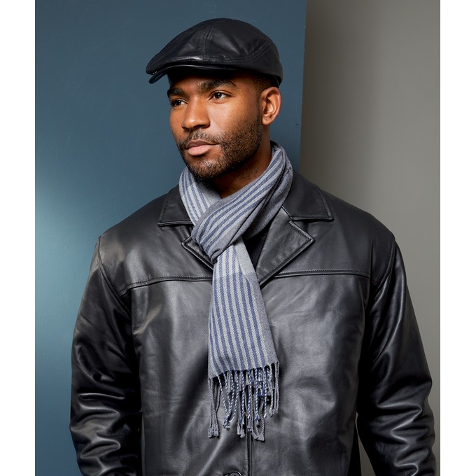 Men's Plaid Scarf, , large