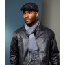 Men's Plaid Scarf, , large