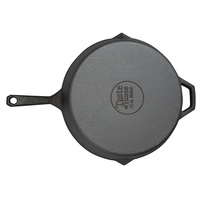 Taste of Home 12" Pre-Seasoned Cast Iron Skillet, , large