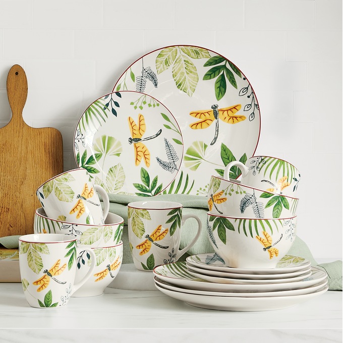 16-Piece Dragonfly Dinnerware Set, , large