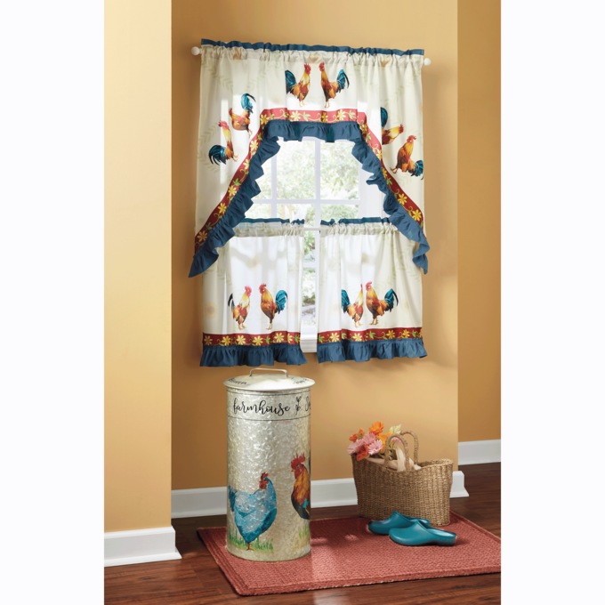 Rooster Trash Can, , large