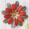 Galvanized Metal Flower D&eacute;cor, , large