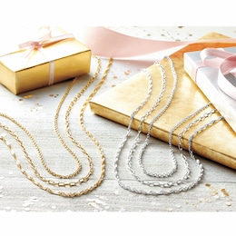 3-Piece Moderate Chain Necklace Set, , large