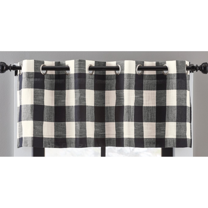 Buffalo Check Valance, , large