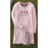 Holiday Friends Microfleece Nightshirt and Socks Set, , large