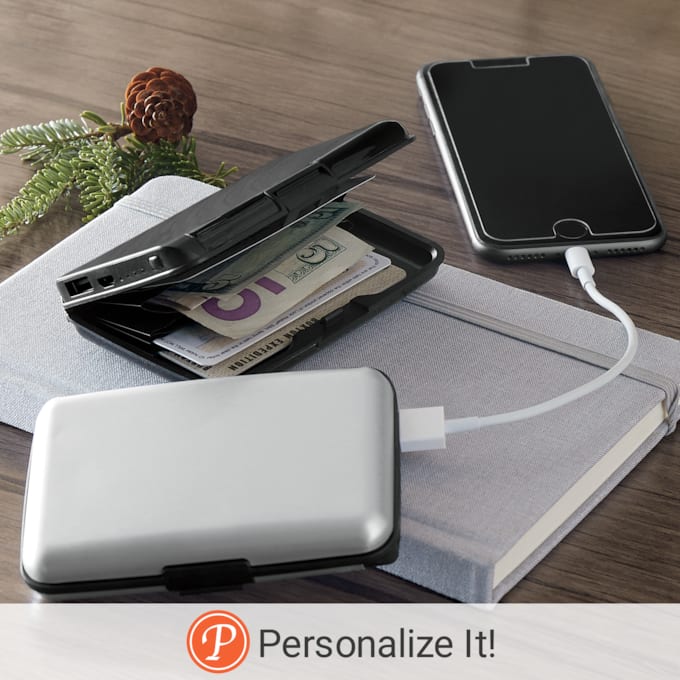 Aluminum Charging Wallet, , large