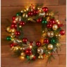 Lit Classic Ornament Wreath, , large