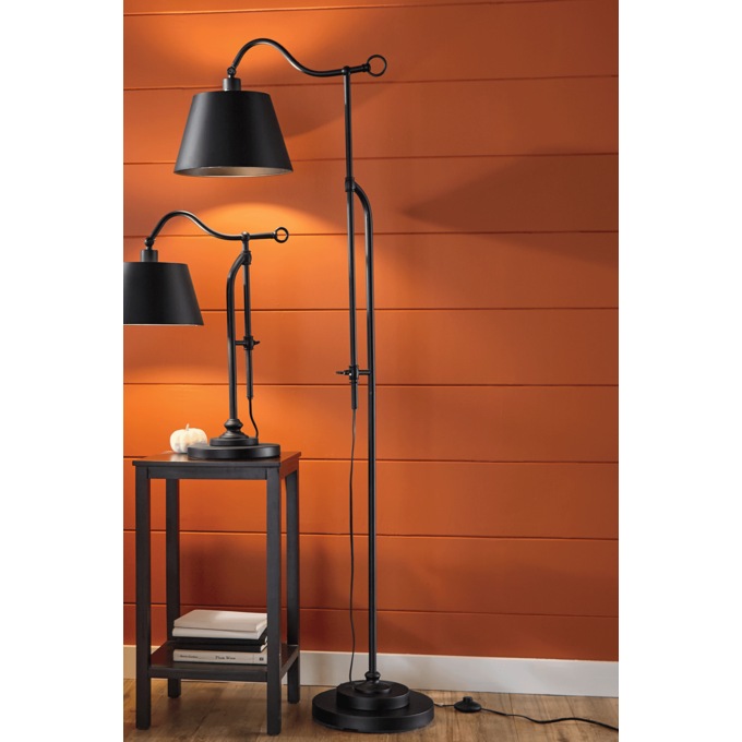 Industrial Adjustable Floor Lamp, , large