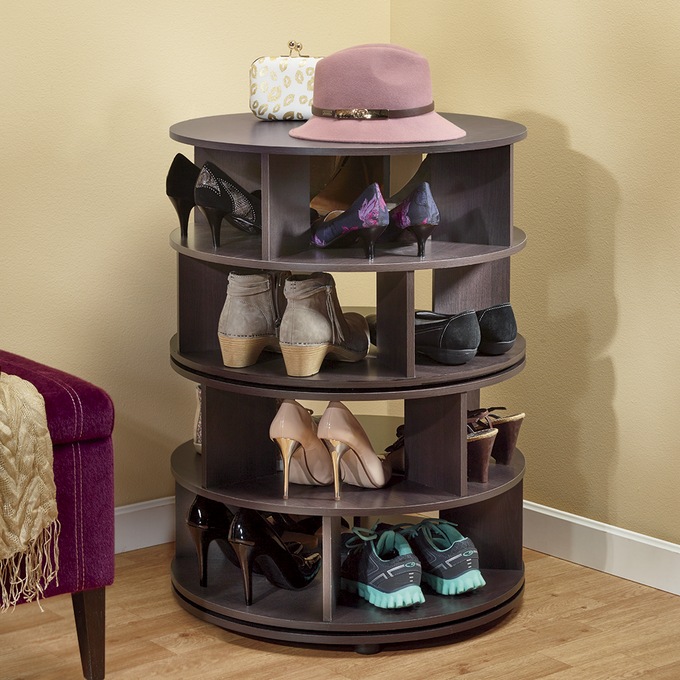Round shoe rack sales