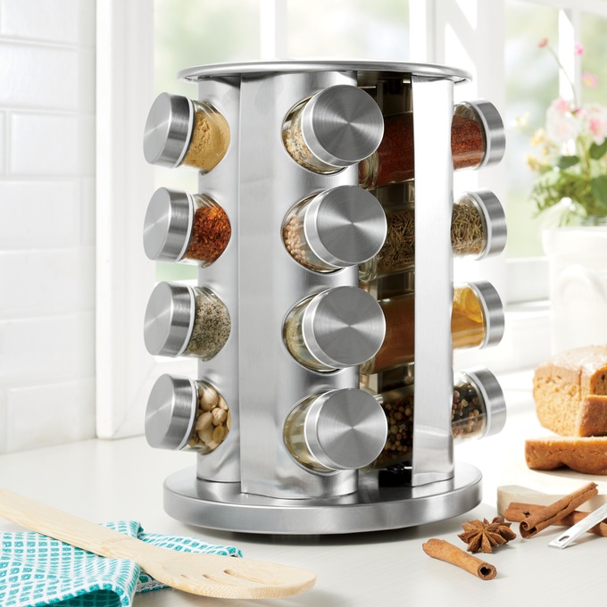 Diy spinning spice rack store