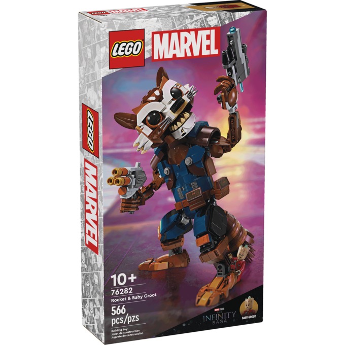 LEGO Marvel Rocket & Baby Groot, , large