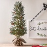 Tree with Music Printed Burlap Base, , large