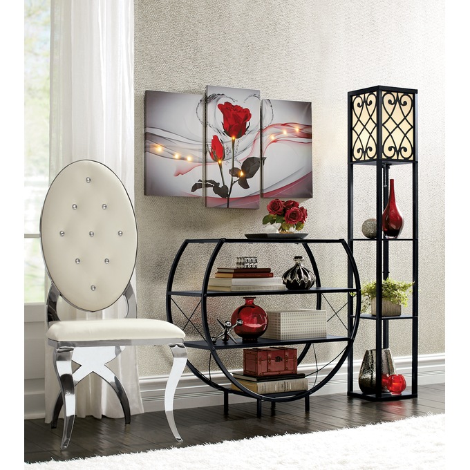 Eurico Floor Lamp with Shelves, , large