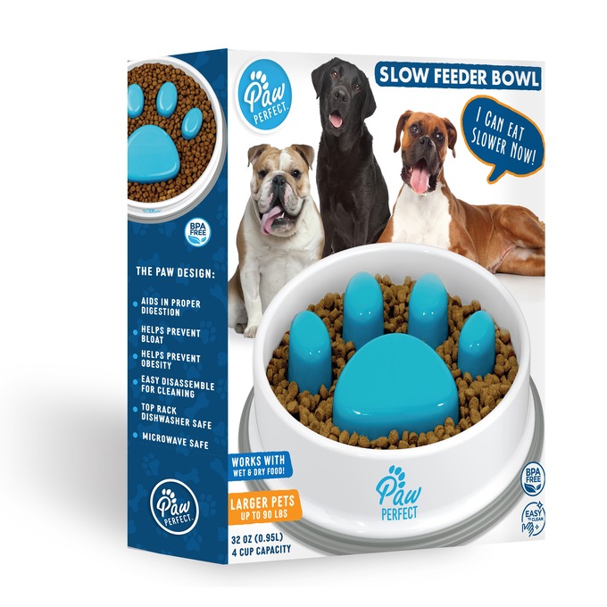 Paw Perfect Slow Feeder Bowl, , large