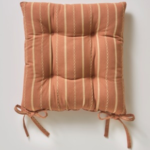 Autumn Chair Cushion with Self-Ties, Multi, large