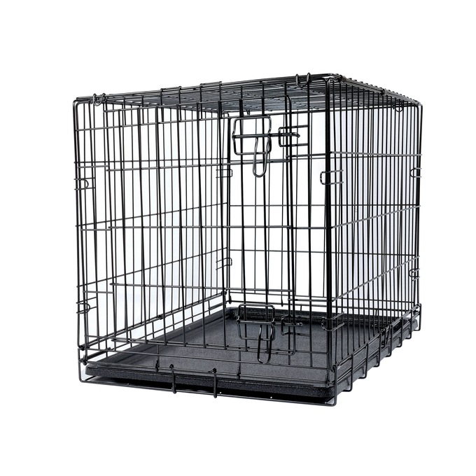 Dogit Medium Single Door Metal Crate, , large