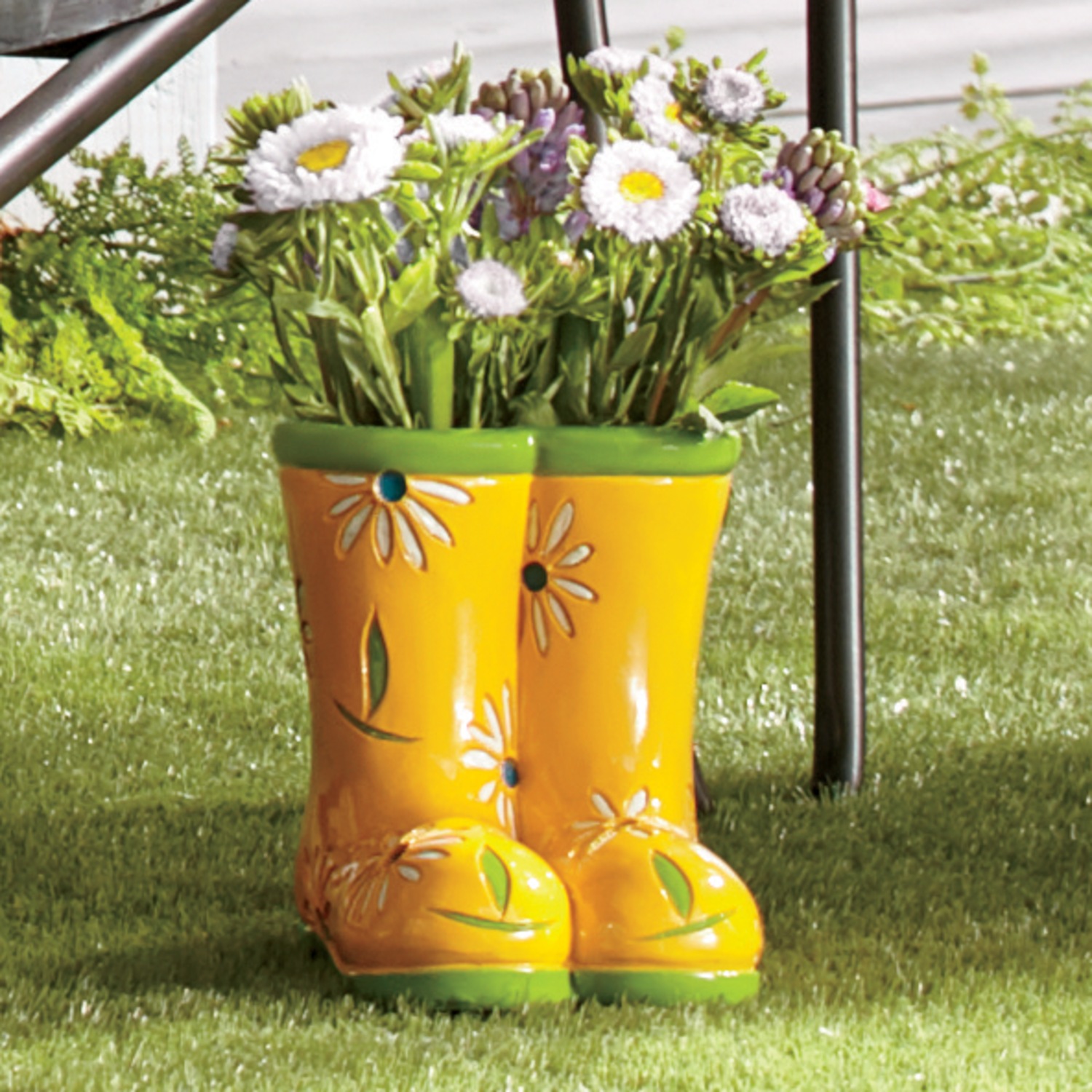 Rain Boot Planter Country Door