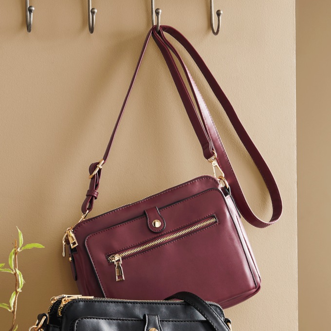 MC Triana II Crossbody with Built-In Card Storage, , large