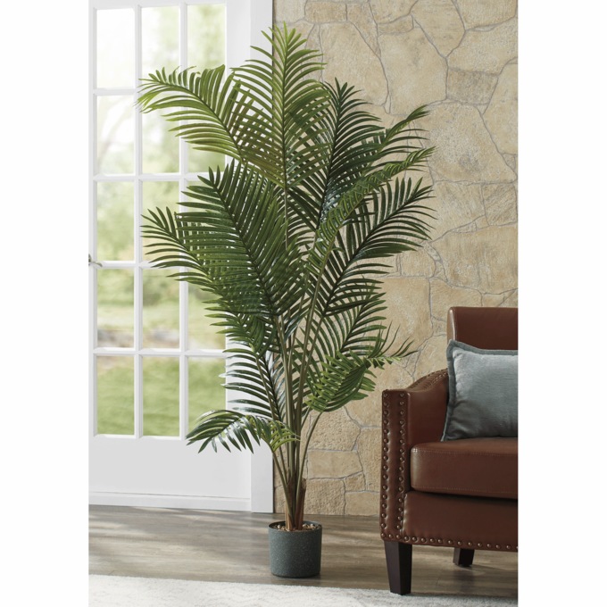 6' Faux Palm Tree, , large