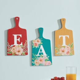 3-Piece Let's Eat Wall Art, , large