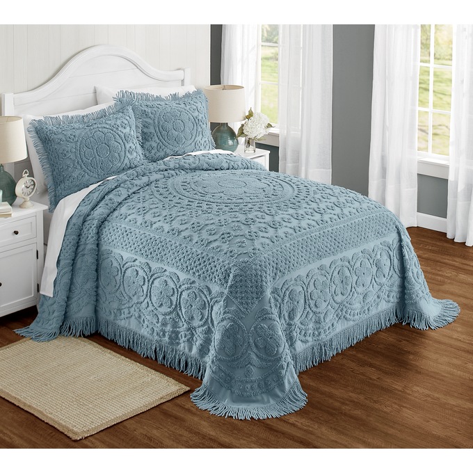 Emily Chenille Bedspread, , large