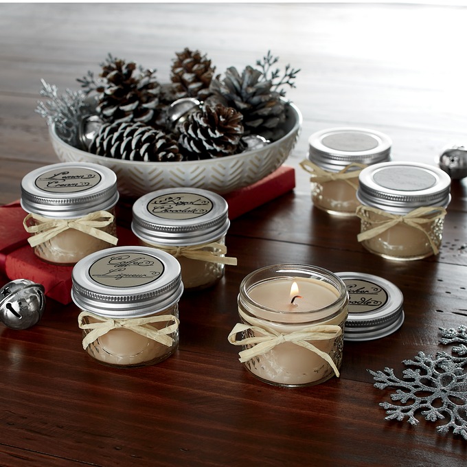 large mason jars / mason & co. candles