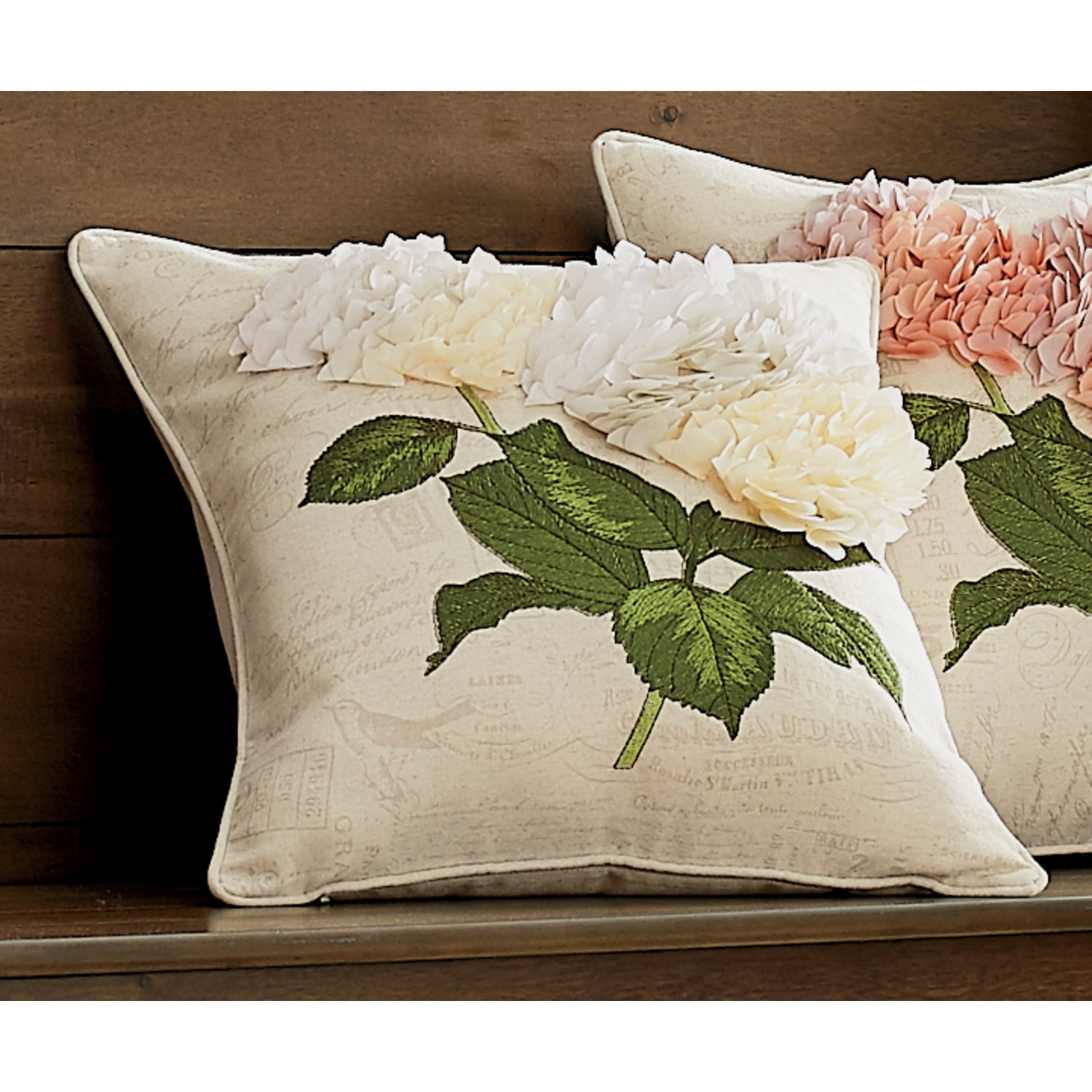 Hydrangea deals throw pillows