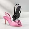 3-D Floral Slingback, , large