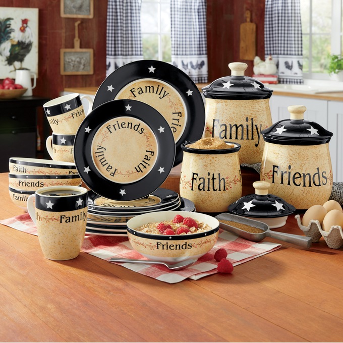 Country Inspirations Dinnerware And Canister Sets Country Door