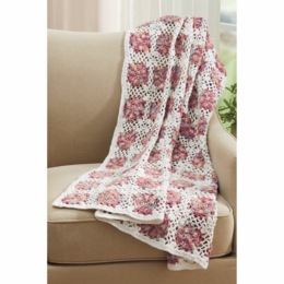 Spring Crochet Throw, , large