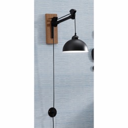 Rustic Pulley Wall Sconce, , large