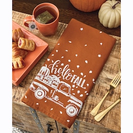 Hello Fall Kitchen Towel, , large