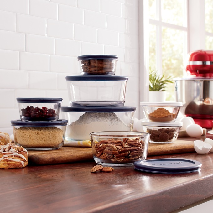 Anchor Hocking 16-Piece Round Food Storage Set, , large