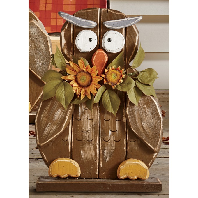 Chunky Wood Cutouts Owl, , large