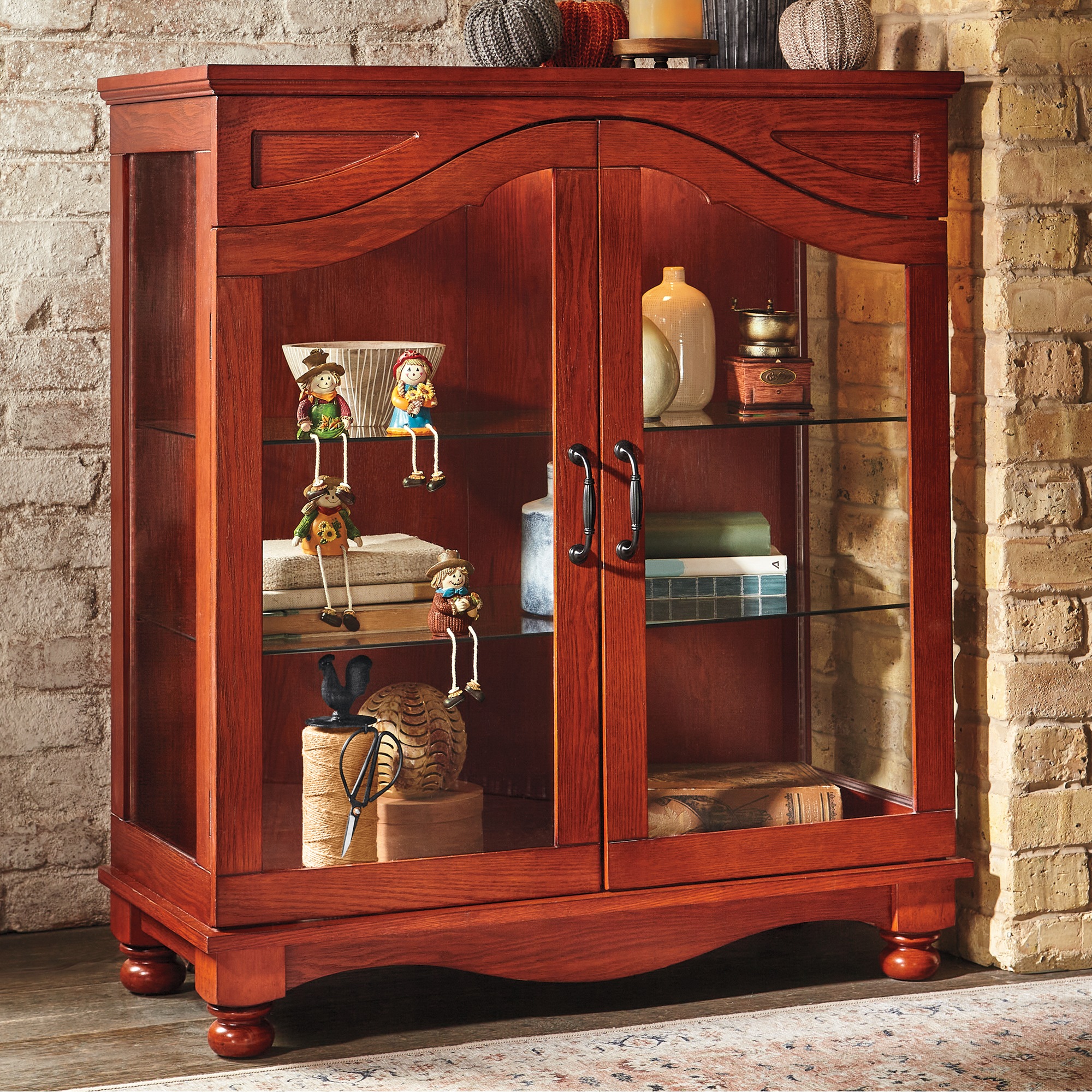 Country Arched Curio  Country Door