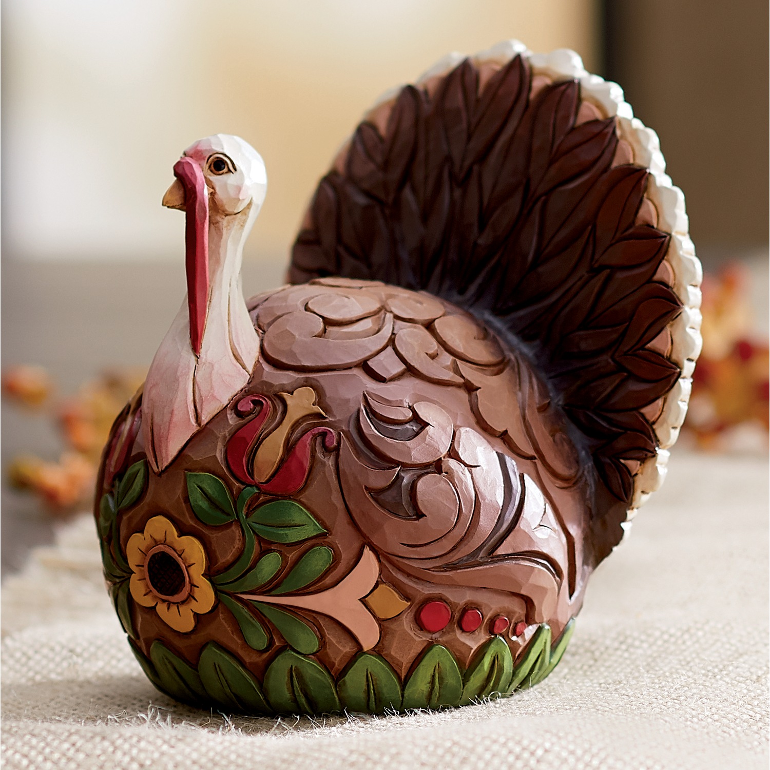 jim shore turkey figurine
