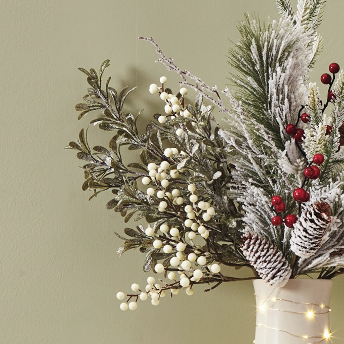 Frosted Faux-Berry Stem, , large