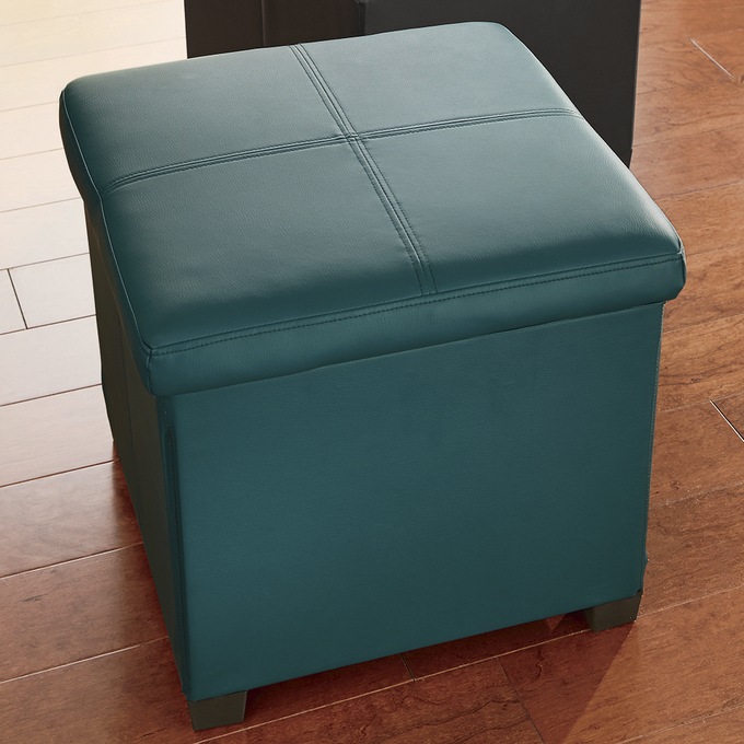 Tray Top Storage Ottoman