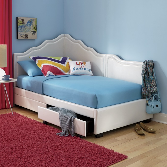 Corner Storage Bed, , large