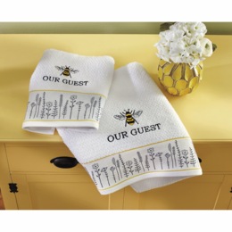 2-Piece Bee Towel Set, , large