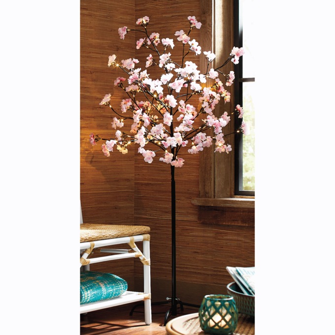 Cherry Blossom Lit Tree, , large