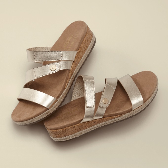 Skechers Martha Stewart Women’s Breezie Metallic Slide, , large