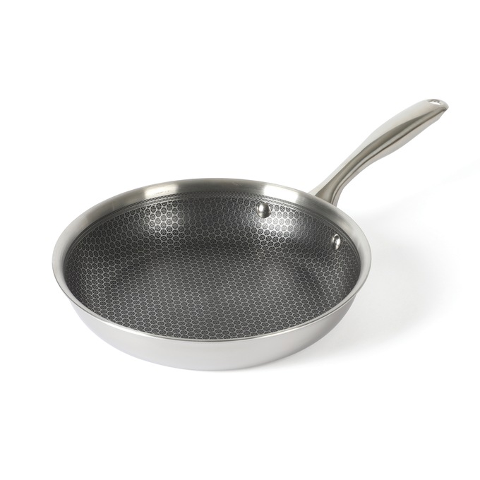 Oster Modessa 9.5" Stainless Steel Nonstick Fry Pan, , large