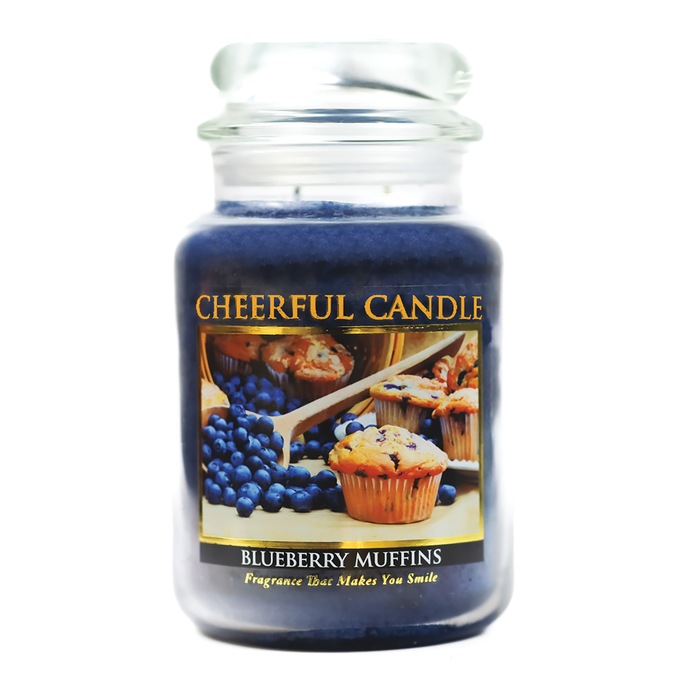 Cheerful Large Jar Candle, 24 Ounces, , large