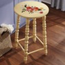 Floral Spindle Stool, , large