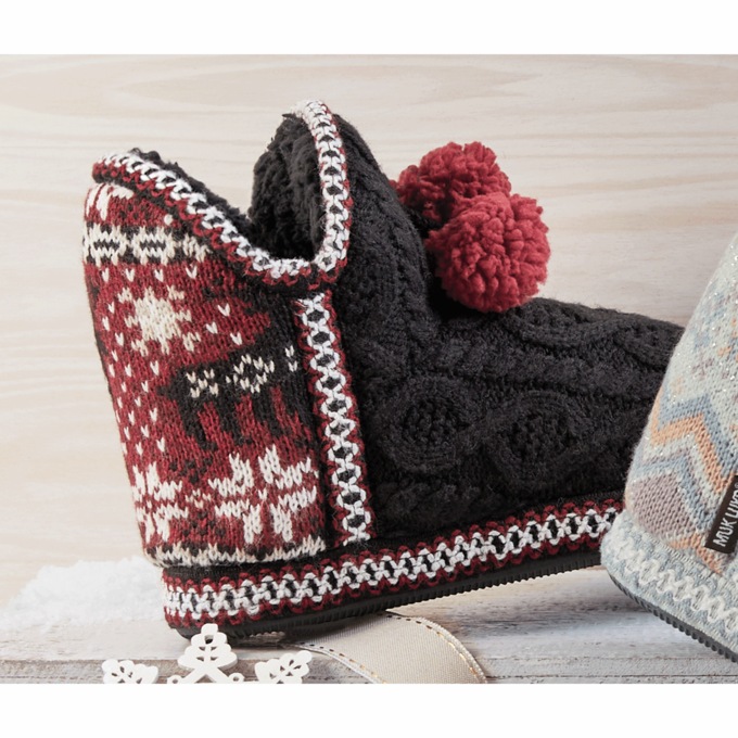 MUK LUKS Amira Slipper Bootie, , large