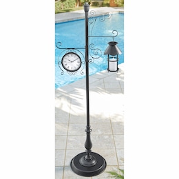 Pedestal Clock and Lantern, , large