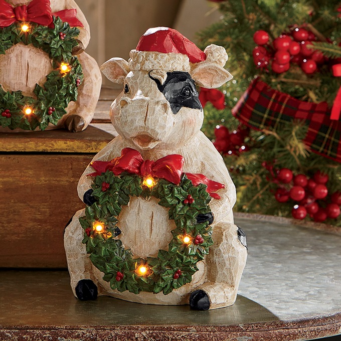 Lit Christmas Farm Animal, , large