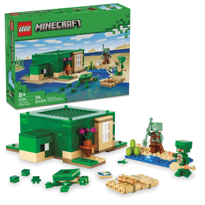 LEGO Minecraft The Turtle Beach House, , large